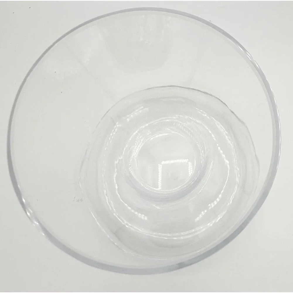 Denizli Clear Glass Wine Decanter Hand Made in Turkey 10x7.5